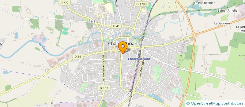 localisation de l'entreprise MONSIEUR CEDRIC PLANCHENOT  CHATEAUBRIANT