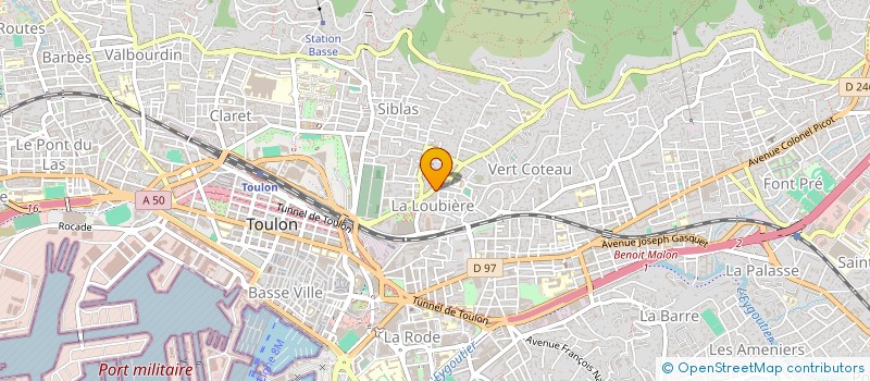 localisation de l'entreprise MONSIEUR CEDRIC PLEE  TOULON