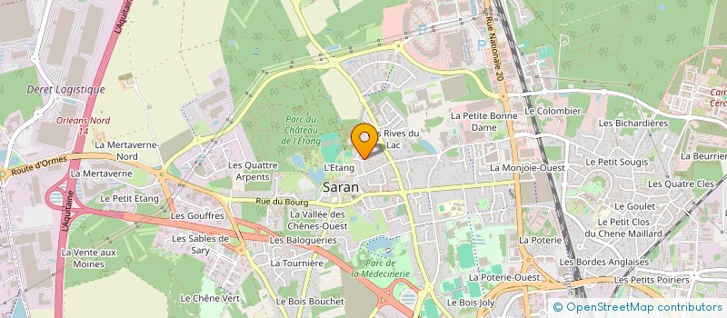 localisation de l'entreprise MONSIEUR CEDRIC PLESSIS  SARAN