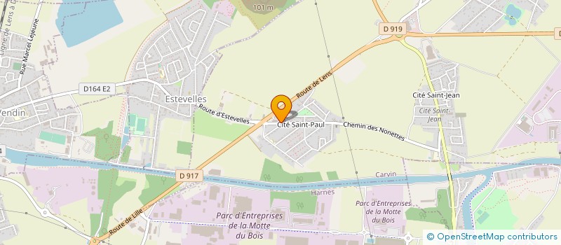 localisation de l'entreprise MONSIEUR CEDRIC POCHET  CARVIN