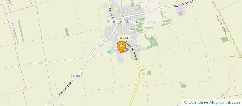 localisation de l'entreprise MONSIEUR CEDRIC POINCARRET  FONTAINE-MACON