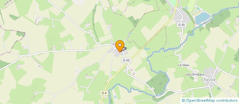 localisation de l'entreprise MONSIEUR CEDRIC POIRIER  AVESSE