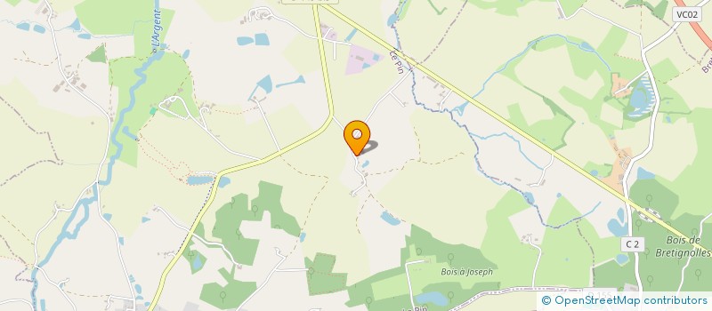 localisation de l'entreprise MONSIEUR CEDRIC POISBLEAU à LE PIN