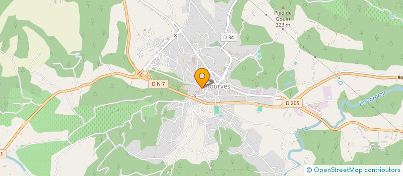 localisation de l'entreprise MONSIEUR CEDRIC PONCE  TOURVES