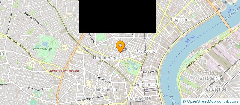 localisation de l'entreprise MONSIEUR CEDRIC PONCINET à BORDEAUX