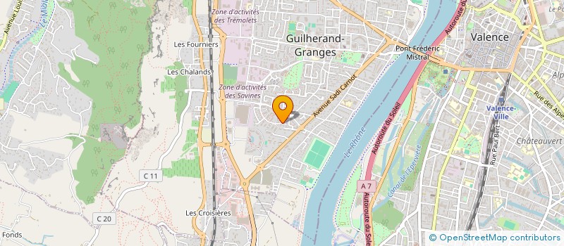 localisation de l'entreprise MONSIEUR CEDRIC PONS à GUILHERAND-GRANGES