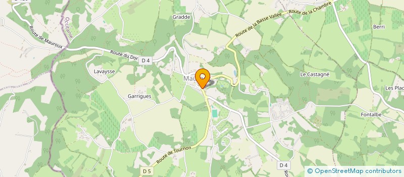 localisation de l'entreprise MONSIEUR CEDRIC PONTIE  MAUROUX