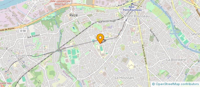 localisation de l'entreprise MONSIEUR CEDRIC PORET à REZE