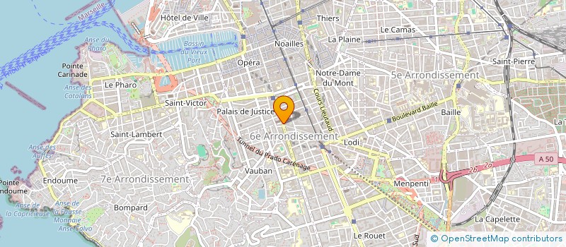 localisation de l'entreprise MONSIEUR CEDRIC PORIN  MARSEILLE