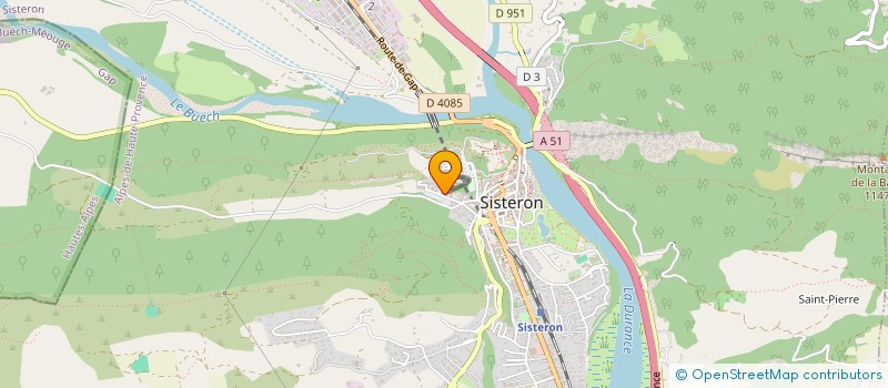 localisation de l'entreprise MONSIEUR CEDRIC PORTET  SISTERON