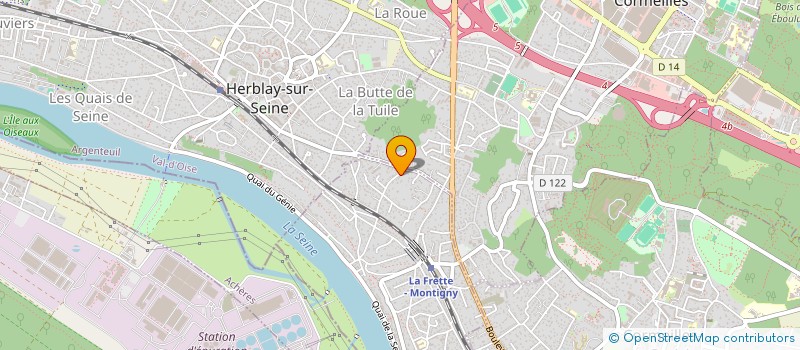 localisation de l'entreprise MONSIEUR CEDRIC POTARD à LA FRETTE-SUR-SEINE