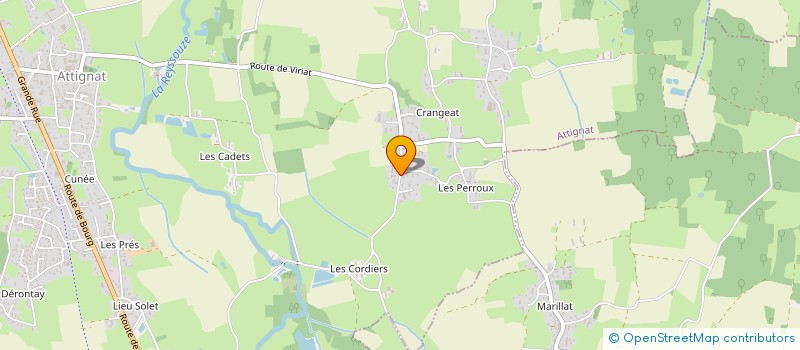 localisation de l'entreprise MONSIEUR CEDRIC POTELLE  ATTIGNAT