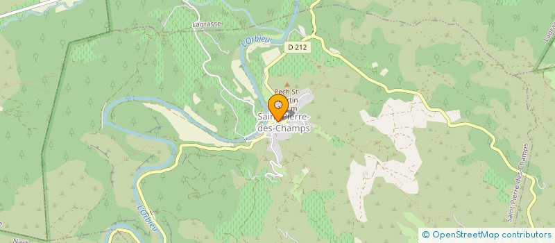 localisation de l'entreprise MONSIEUR CEDRIC POTELOT  SAINT-PIERRE-DES-CHAMPS