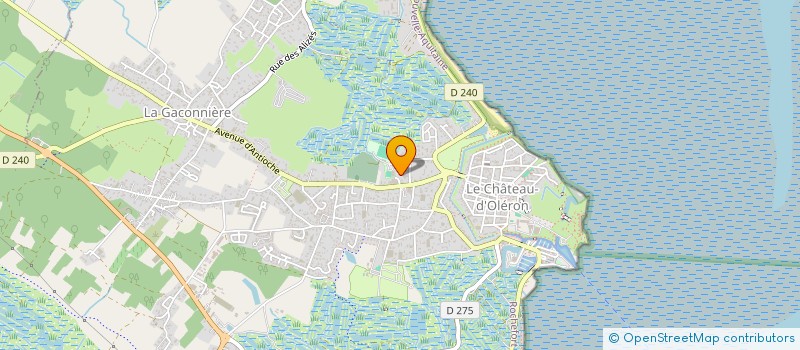 localisation de l'entreprise MONSIEUR CEDRIC POUCAND  LE CHATEAU-D'OLERON