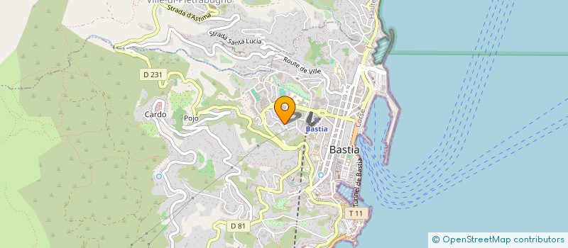 localisation de l'entreprise MONSIEUR CEDRIC POUJAL à BASTIA