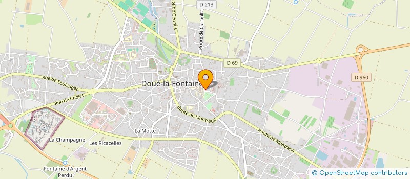 localisation de l'entreprise MONSIEUR CEDRIC POUPARD à DOUE-EN-ANJOU