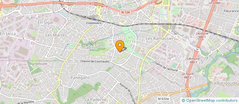 localisation de l'entreprise MONSIEUR CEDRIC POUPON à COLOMIERS