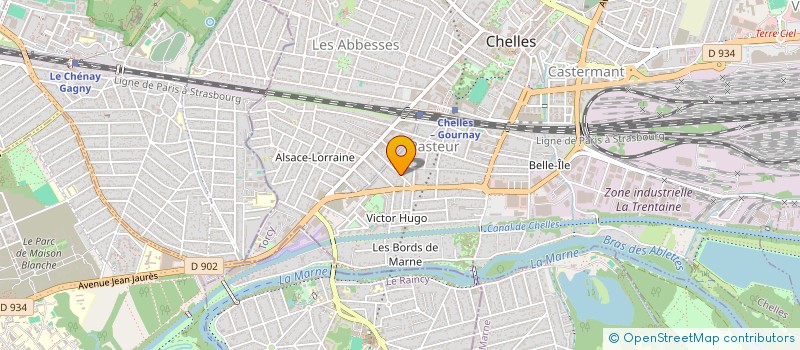 localisation de l'entreprise MONSIEUR CEDRIC POUVREAU  CHELLES