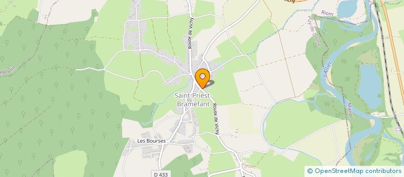 localisation de l'entreprise MONSIEUR CEDRIC POUZADOUX  SAINT-SYLVESTRE-PRAGOULIN