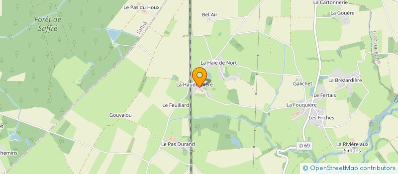 localisation de l'entreprise MONSIEUR CEDRIC POYET POULLET à NORT-SUR-ERDRE