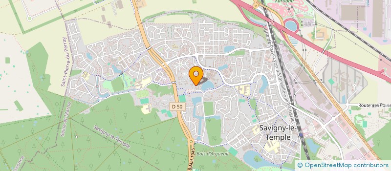 localisation de l'entreprise MONSIEUR CEDRIC PRAT  SAVIGNY-LE-TEMPLE