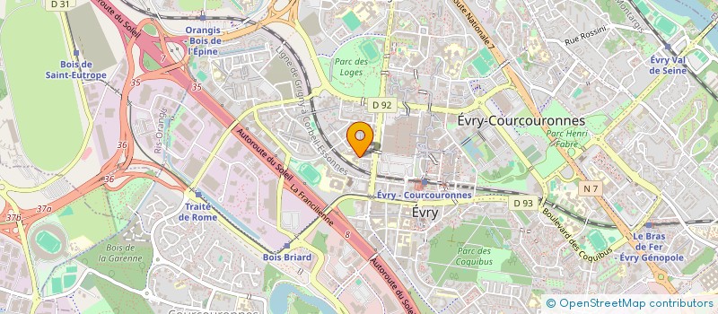 localisation de l'entreprise MONSIEUR CEDRIC PREIN  EVRY-COURCOURONNES