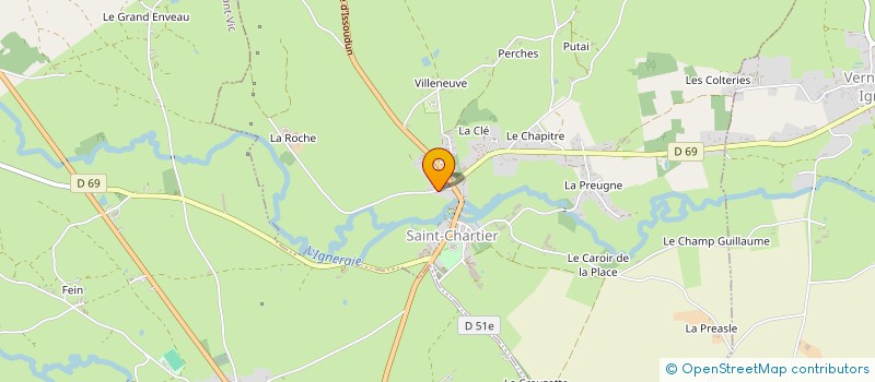 localisation de l'entreprise MONSIEUR CEDRIC PRINET à NOHANT-VIC