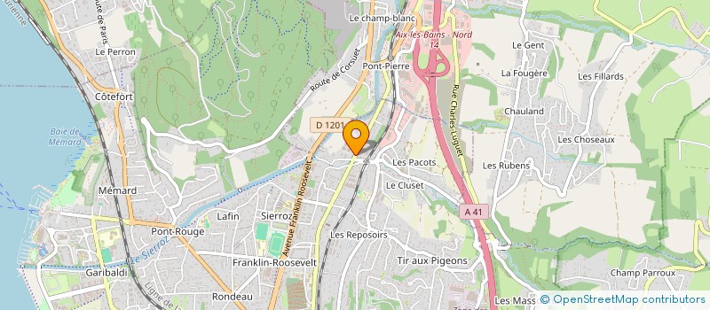 localisation de l'entreprise MONSIEUR CEDRIC PRISSET à AIX-LES-BAINS