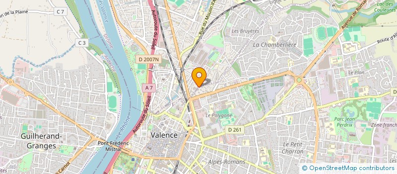 localisation de l'entreprise MONSIEUR CEDRIC PROVENZANO  BOURG-LES-VALENCE