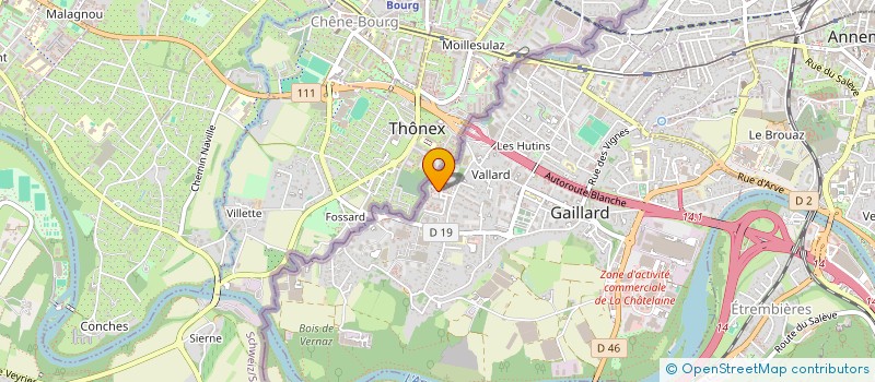 localisation de l'entreprise MONSIEUR CEDRIC PRUDHOMME à GAILLARD