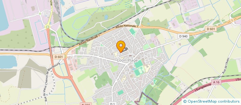 localisation de l'entreprise MONSIEUR CEDRIC PRUVOST  LOON-PLAGE