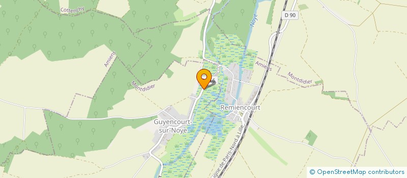 localisation de l'entreprise MONSIEUR CEDRIC PRZEWROCKA  GUYENCOURT-SUR-NOYE