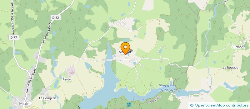 localisation de l'entreprise MONSIEUR CEDRIC RABOSSI  THIVIERS