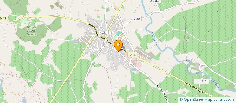 localisation de l'entreprise MONSIEUR CEDRIC RADER  ROUJAN