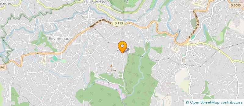 localisation de l'entreprise MONSIEUR CEDRIC RAFFAELI  PEYMEINADE