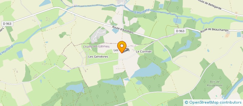 localisation de l'entreprise MONSIEUR CEDRIC RAMAGE  CHAILLY-EN-GATINAIS