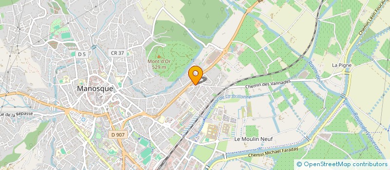 localisation de l'entreprise MONSIEUR CEDRIC RAMOND à MANOSQUE
