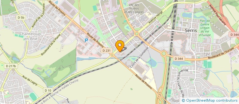 localisation de l'entreprise MONSIEUR CEDRIC RANAIVOHARISON  MONTEVRAIN