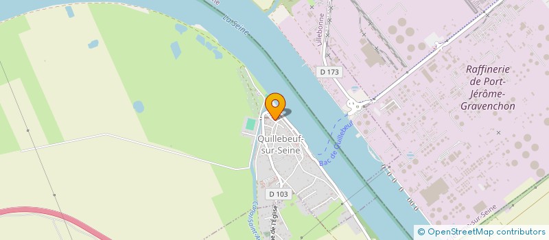 localisation de l'entreprise MONSIEUR CEDRIC RANDUINEAU  QUILLEBEUF-SUR-SEINE