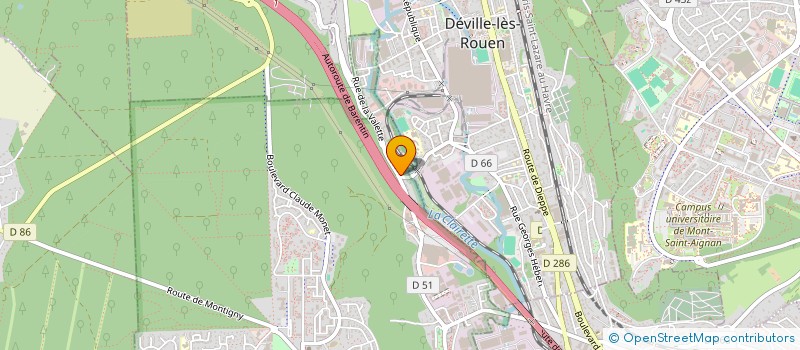 localisation de l'entreprise MONSIEUR CEDRIC RASOLONAVALONA  CANTELEU