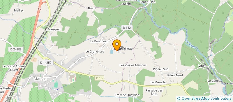 localisation de l'entreprise MONSIEUR CEDRIC RATEL  MARSAS