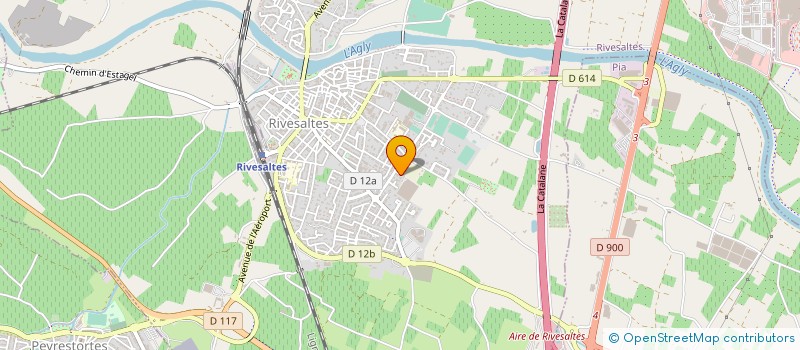 localisation de l'entreprise MONSIEUR CEDRIC RATHIER  RIVESALTES