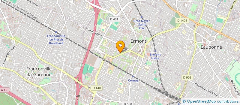 localisation de l'entreprise MONSIEUR CEDRIC RAUCH  ERMONT