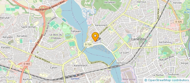 localisation de l'entreprise MONSIEUR CEDRIC RAUDE  LANESTER