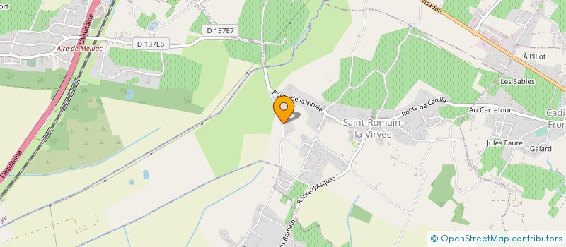 localisation de l'entreprise MONSIEUR CEDRIC RAVIDAT à SAINT-ROMAIN-LA-VIRVEE