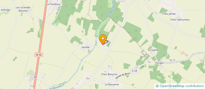 localisation de l'entreprise MONSIEUR CEDRIC RAYMOND  CHAUNAY