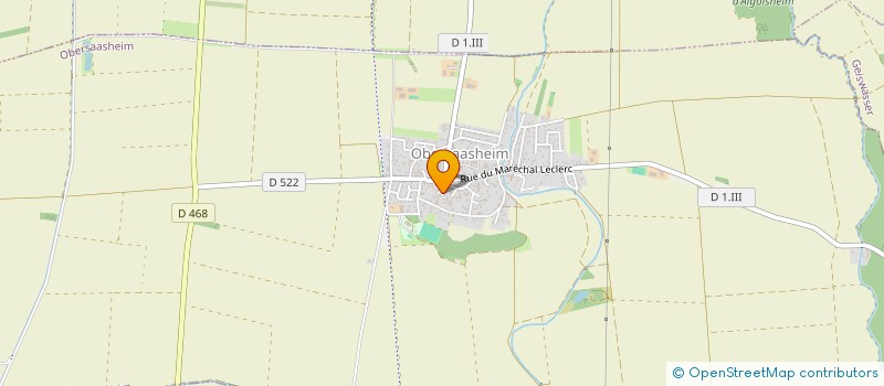 localisation de l'entreprise MONSIEUR CEDRIC REHM  OBERSAASHEIM