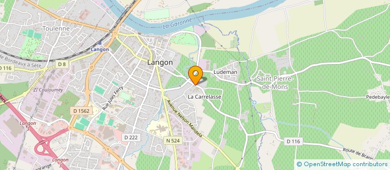 localisation de l'entreprise MONSIEUR CEDRIC RENARD à LANGON