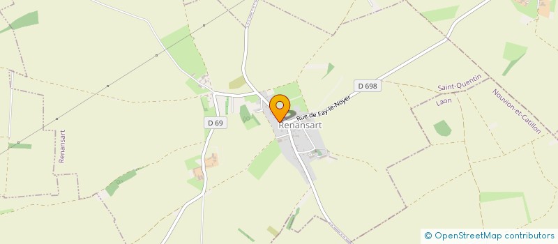 localisation de l'entreprise MONSIEUR CEDRIC RENAUD  RENANSART