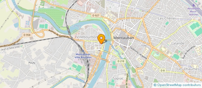 localisation de l'entreprise MONSIEUR CEDRIC RESSEJEAC  MONTAUBAN